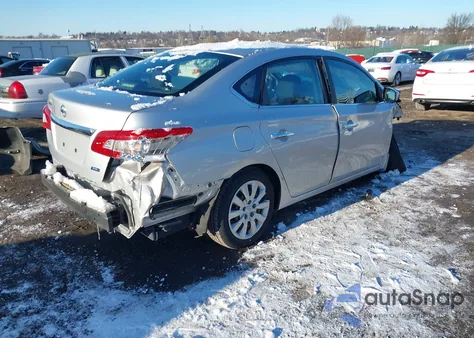 2014 Nissan Sentra S z USA, uszkodzony, nr VIN 3N1AB7AP5EL681966